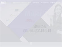 Tablet Screenshot of diainternacionaldelamujer.com.mx